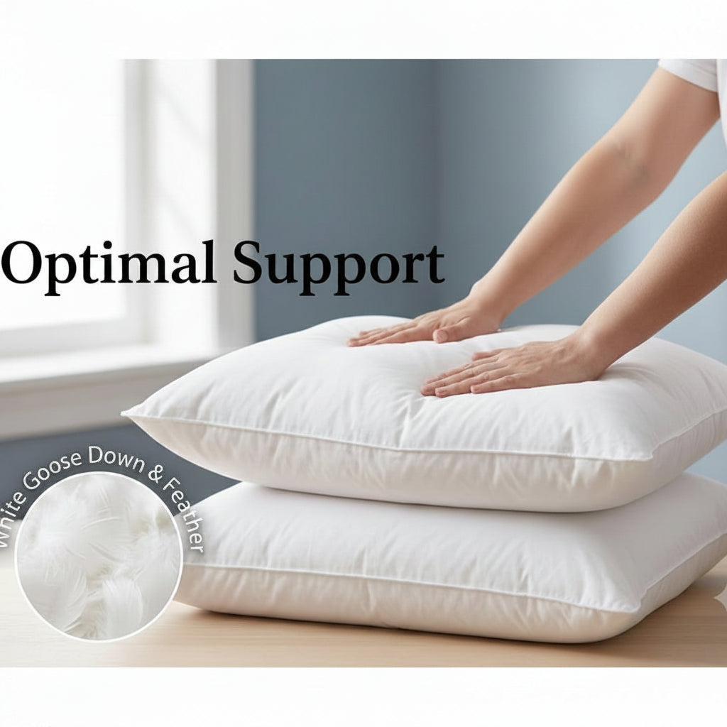 Goose Down and Feather Throw Cushion – 18 x 18