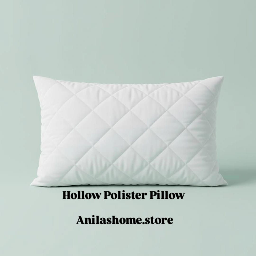 Premium Hollow Polyester Pillow - Soft, Breathable & Long-Lasting Comfort