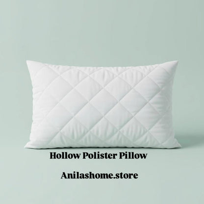 Premium Hollow Polyester Pillow - Soft, Breathable & Long-Lasting Comfort