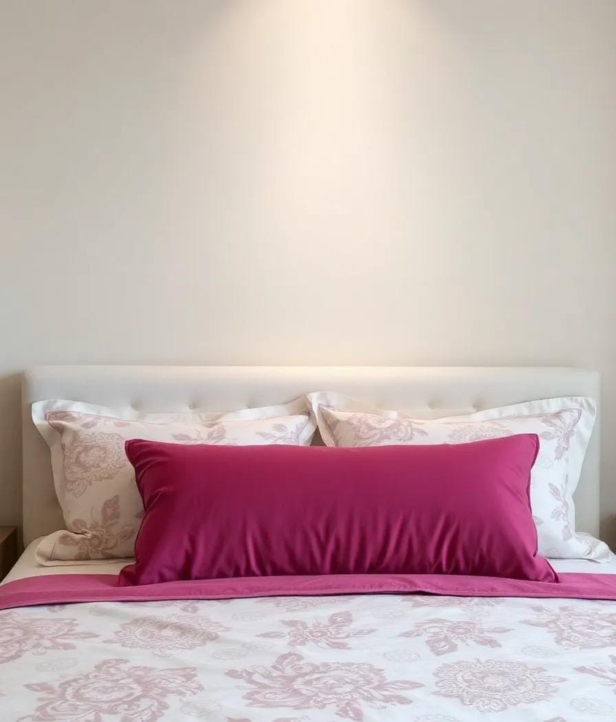Plain Bolster Pillow Cover | Long Body Pillow Case | Poly-Cotton | 12x40 in (30x102 cm) | Multiple Colors