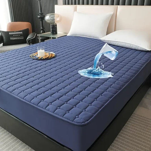 Premium Waterproof Mattress Protector| Geometric |  Cover with Elastic | King, Queen, Single and Double