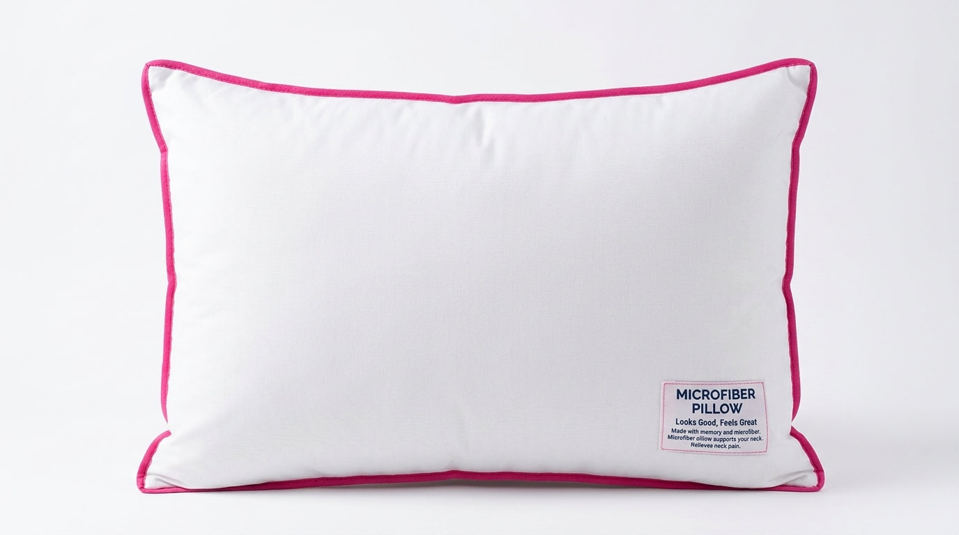 Luxury Microfibre Pillow – Soft, Breathable & Comfortable Sleep Pillow