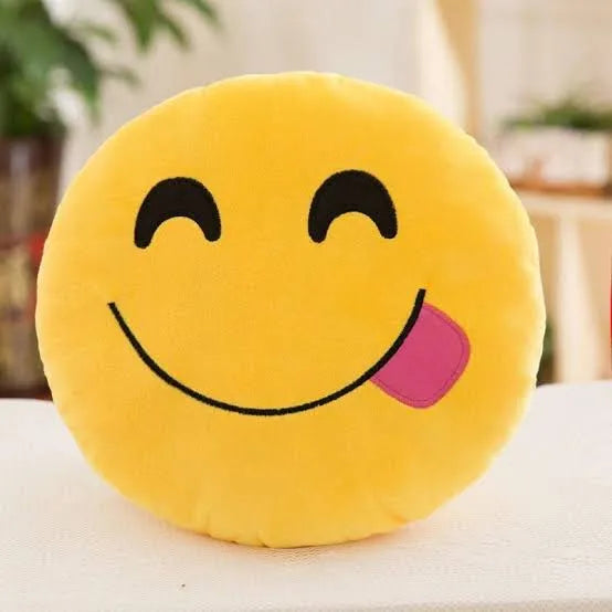 😊 Emoji Plush Pillow | Soft Decorative Emoji Cushion | Premium Stuffed Pillow