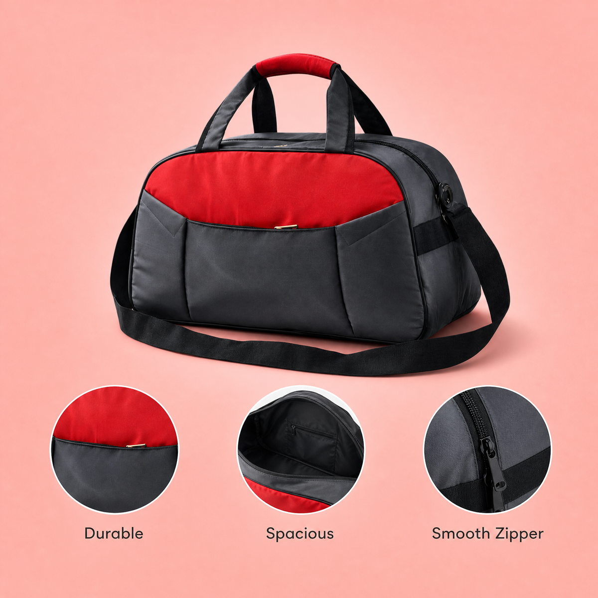 Stylish Travel Duffel Bag – Large Waterproof Carry Bag for Trips & Gym