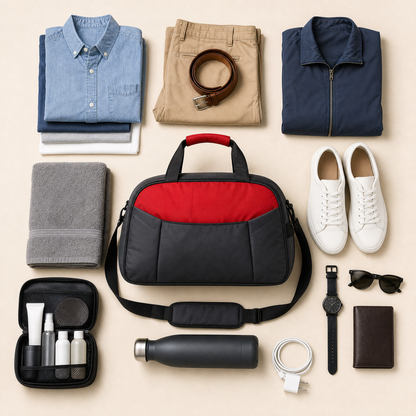 Stylish Travel Duffel Bag – Large Waterproof Carry Bag for Trips & Gym