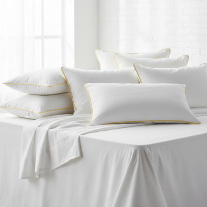 Premium Fiber Pillow | Soft Sleeping Pillow | Hotel Quality Bed Pillow